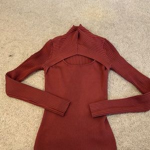 Jonathan Simkhai Stretch Cutout Mock